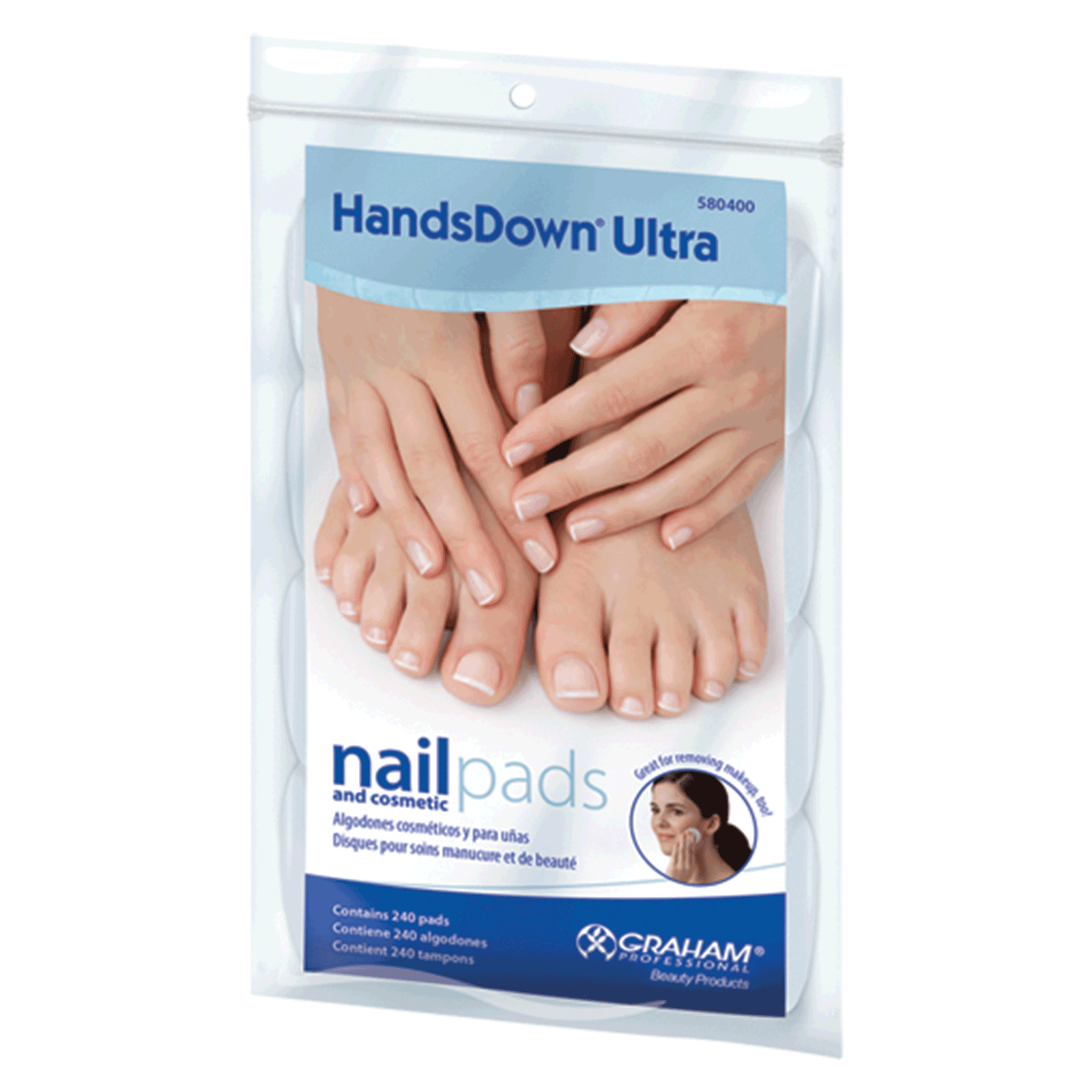 HandsDown Ultra Nail & Cosmetic Pads Graham Professional CosmoProf