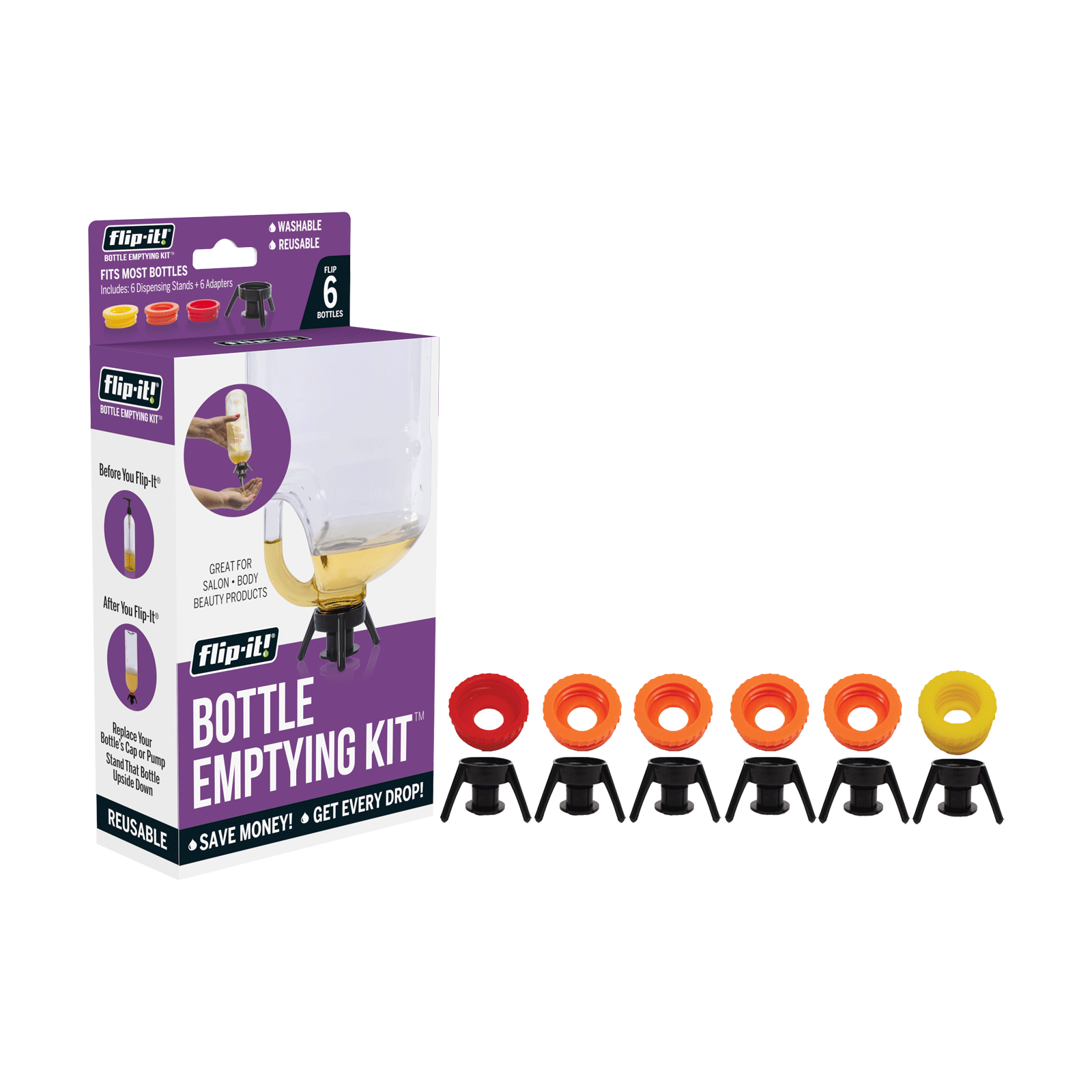 FlipIt Cap 6 Piece FlipIt! CosmoProf