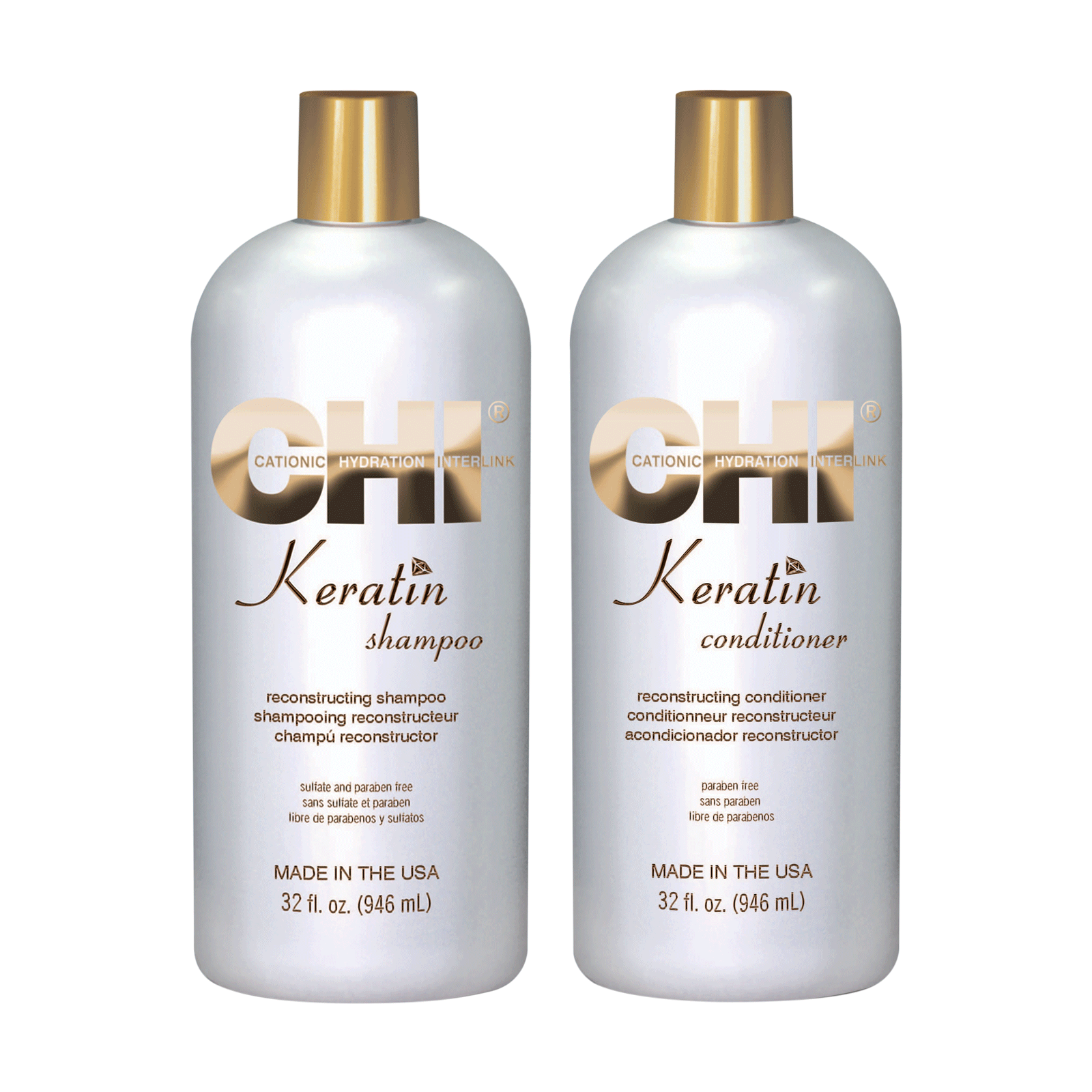 CHI Keratin Shampoo & Conditioner Duo Farouk CosmoProf
