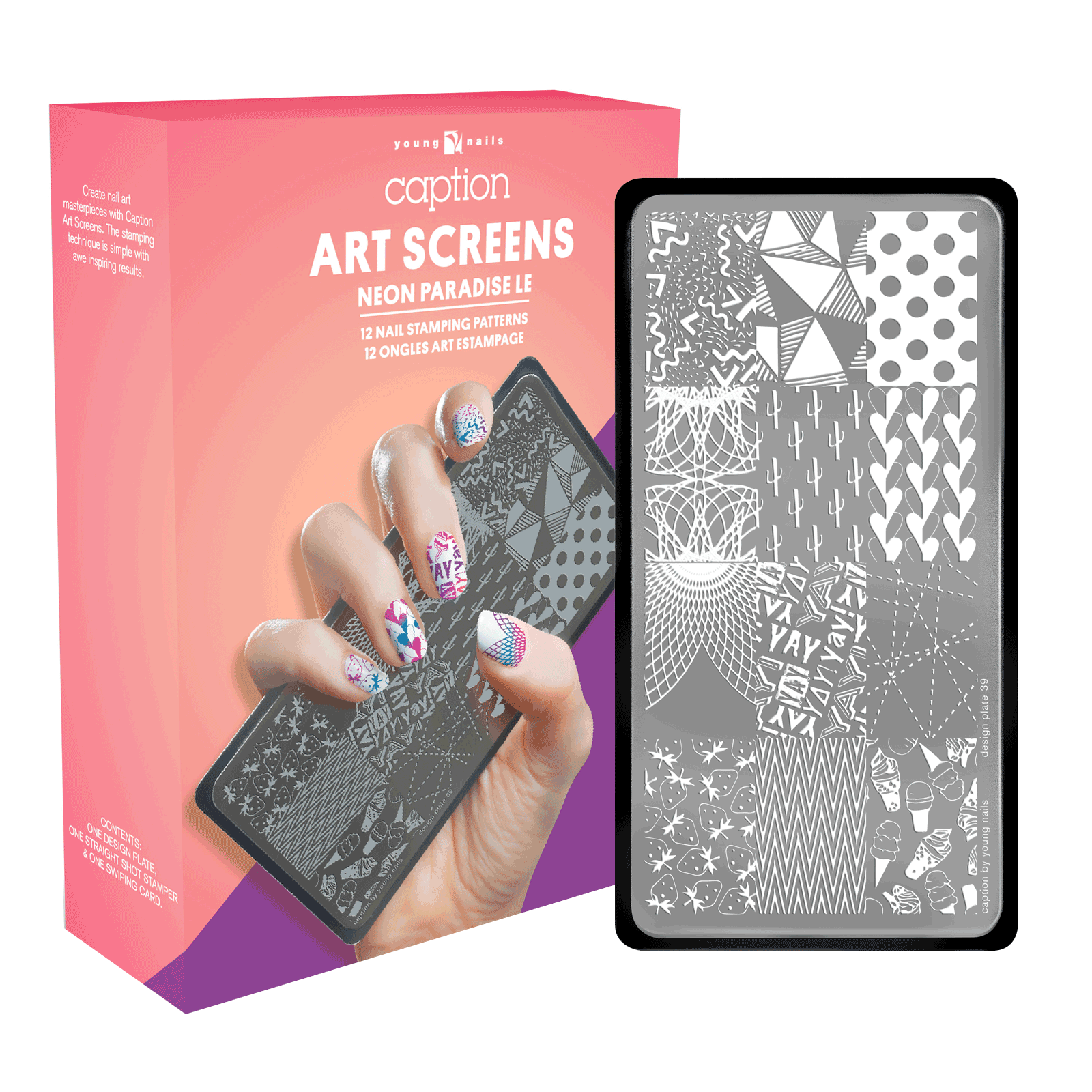 Neon Paradise Art Screen Young Nails Inc Cosmoprof Neon Paradise Art Screen Young Nails Inc