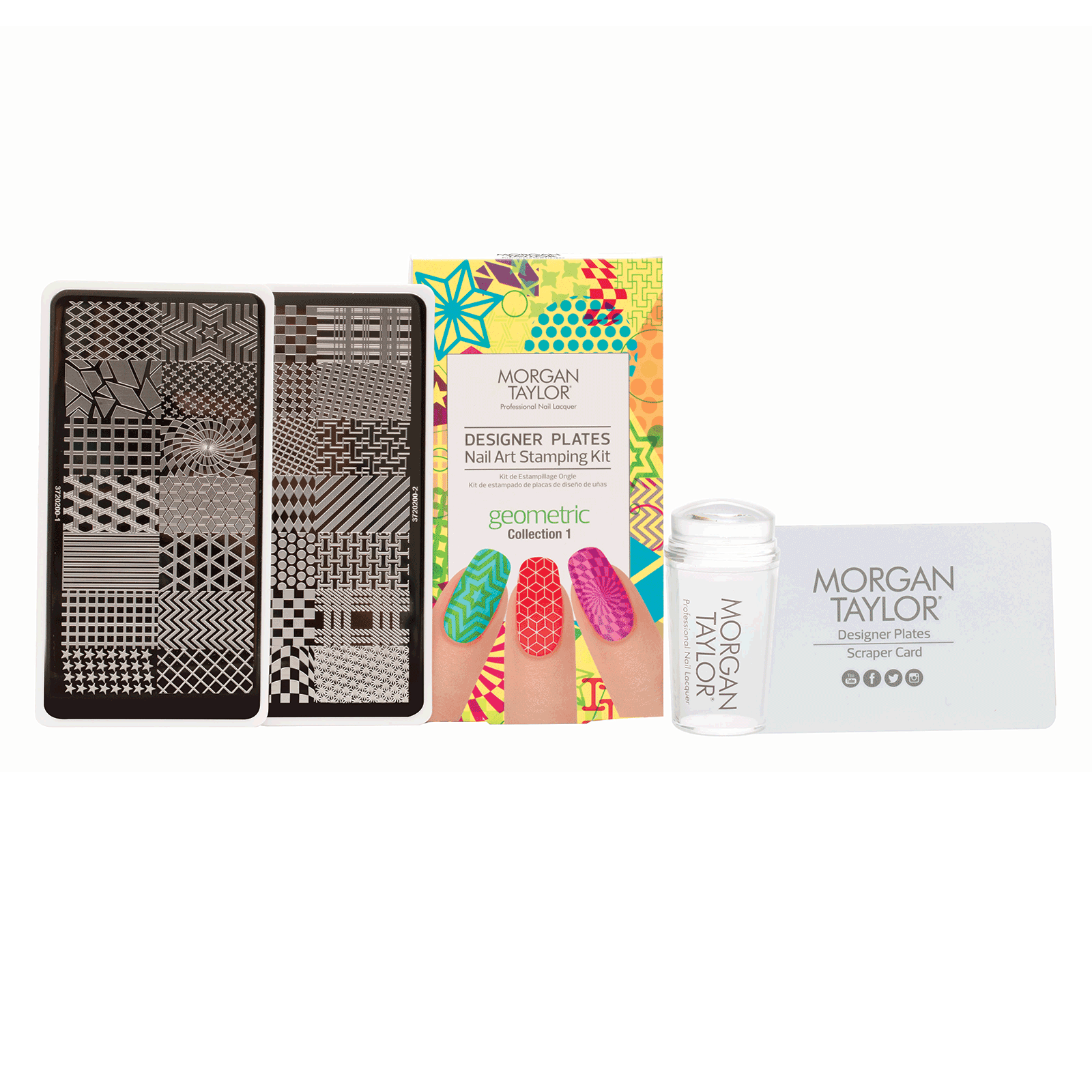 Nail Art Stamping Kit Geometric Taylor CosmoProf
