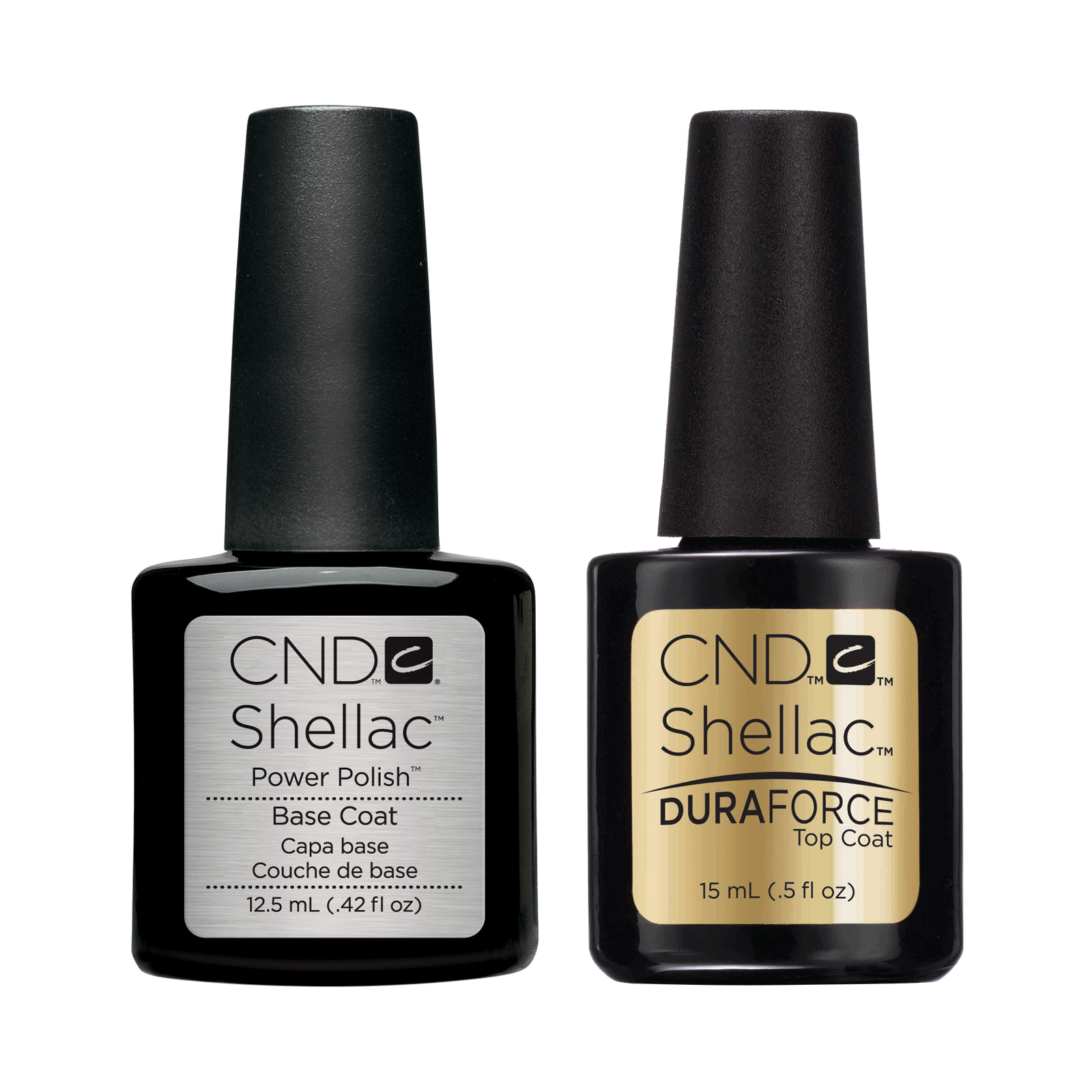 Shellac UV Base Coat with Duraforce Top Coat CND CosmoProf