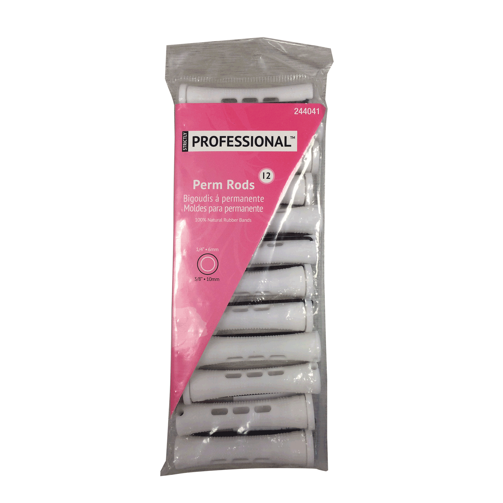 Short Perm Rod White Strictly Professional Cosmoprof