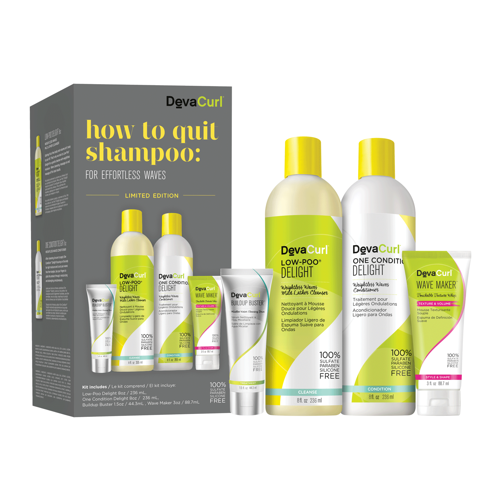 How To Quit Shampoo Kit For Wavy Hair Deva Curl Cosmoprof
