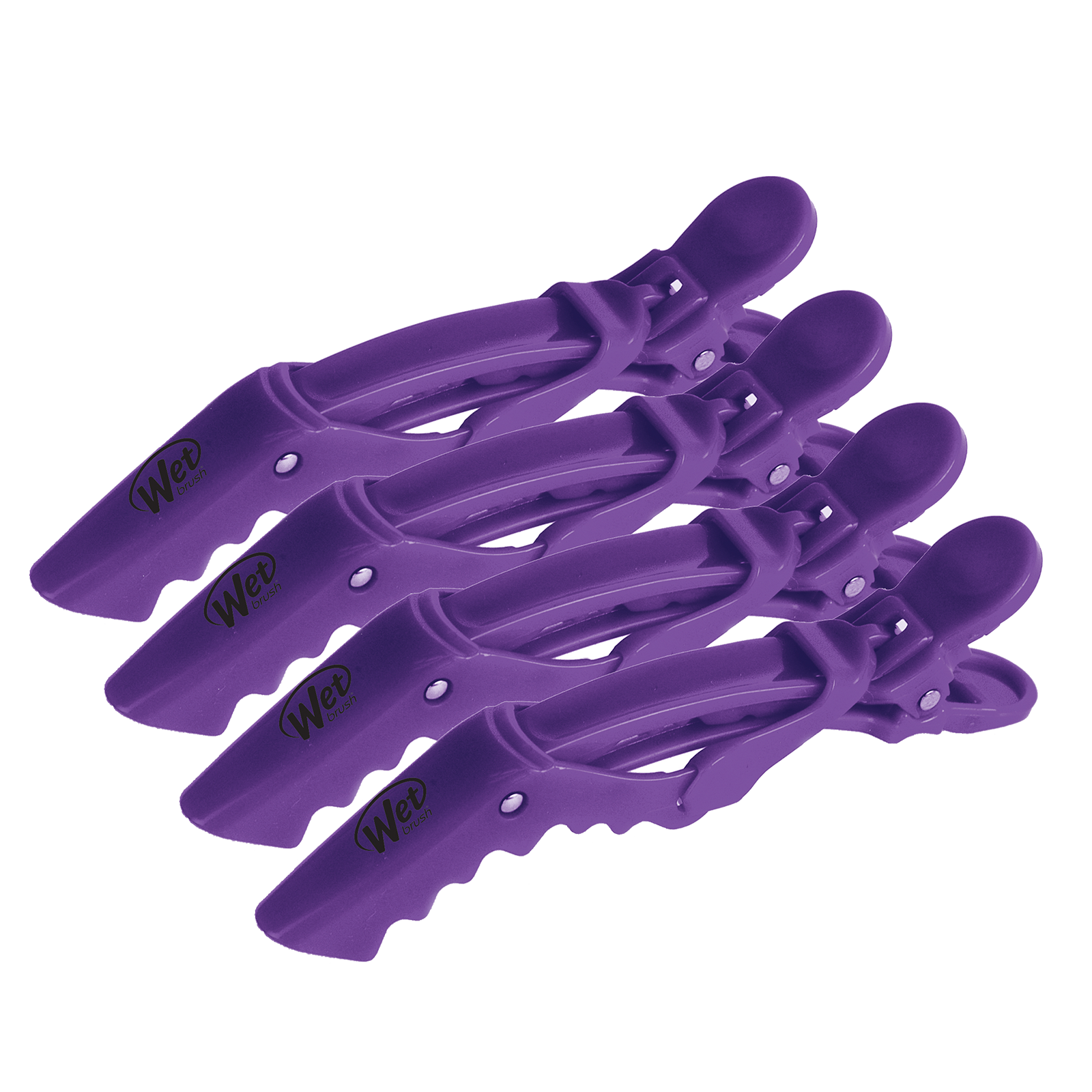 Double Hinge Styling Clips Purple 4Count Wetbrush CosmoProf