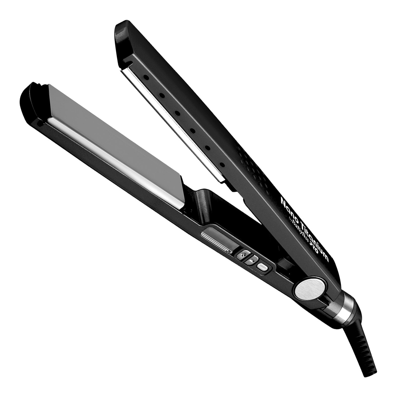 babyliss titanium flat iron black