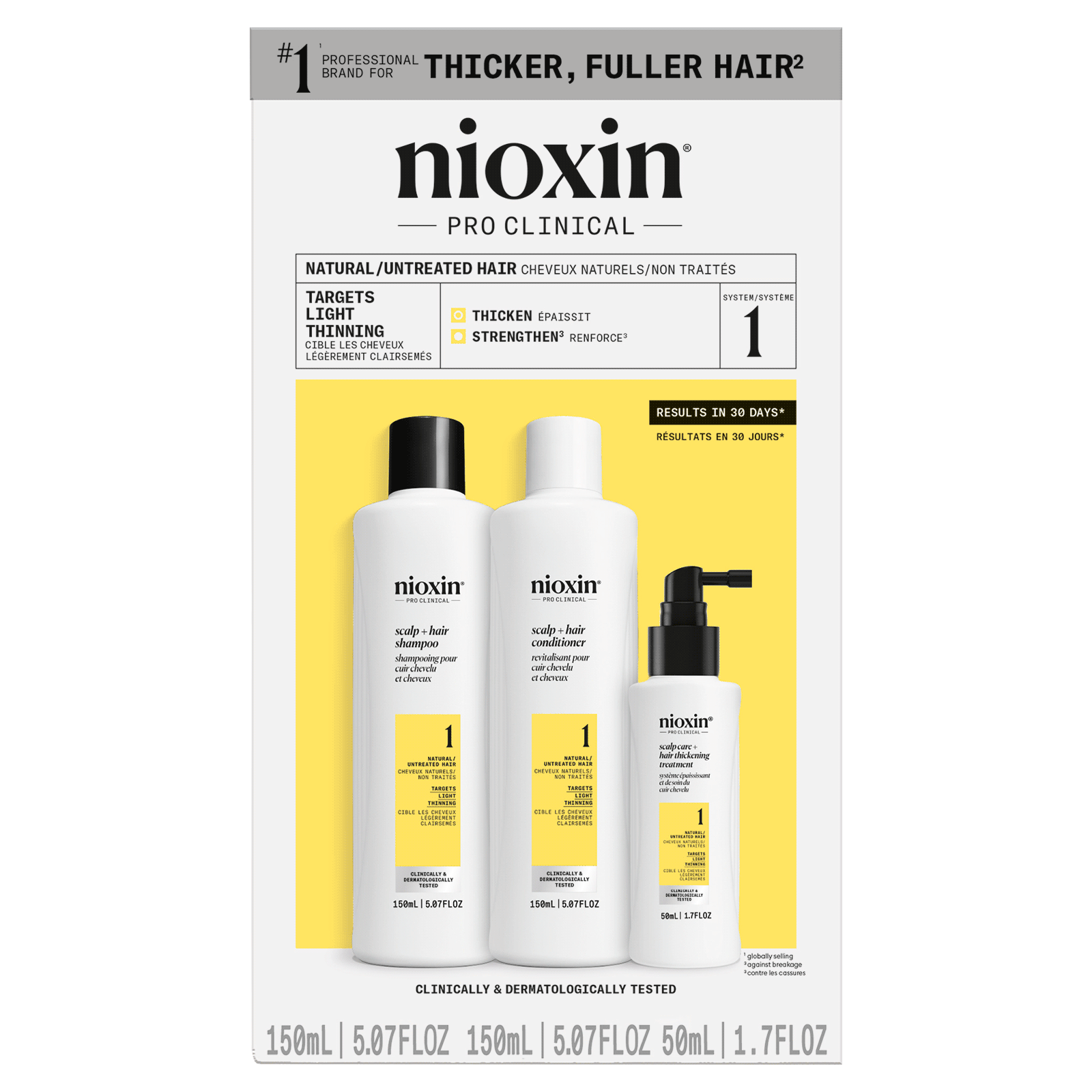 System Trial Kit 1 Cleanser Scalp Therapy Scalp Treatment