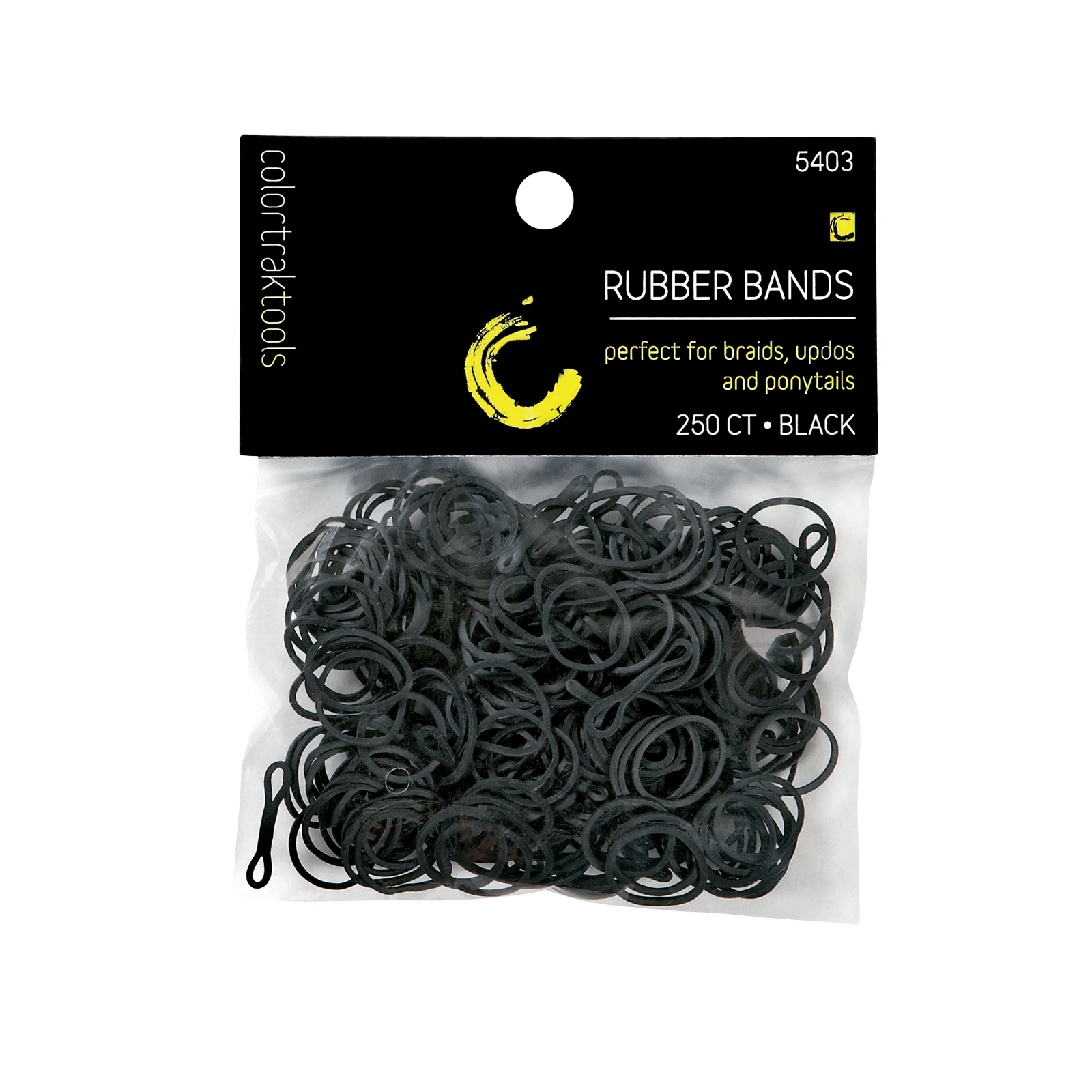 Colortrak Rubber BandsBlack Colortrak Betty Dain CosmoProf