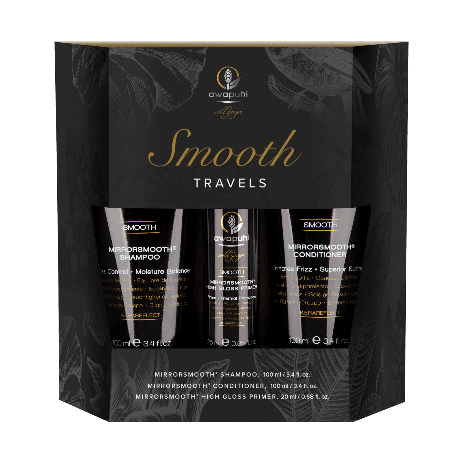 Awapuhi Wild Ginger Mirrorsmooth Shampoo Conditioner Duo John Paul Mitchell Systems Cosmoprof