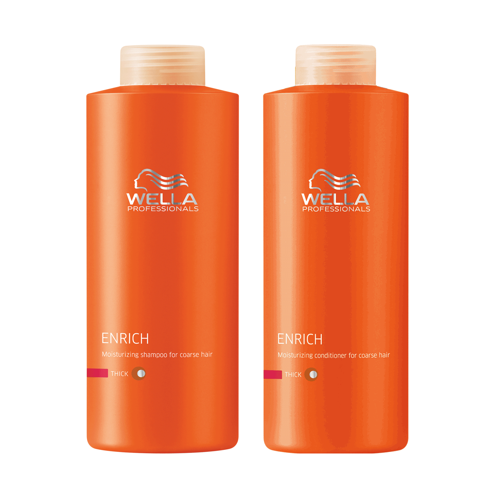 Enrich Shampoo Conditioner For Coarse Hair Liter Duo Wella