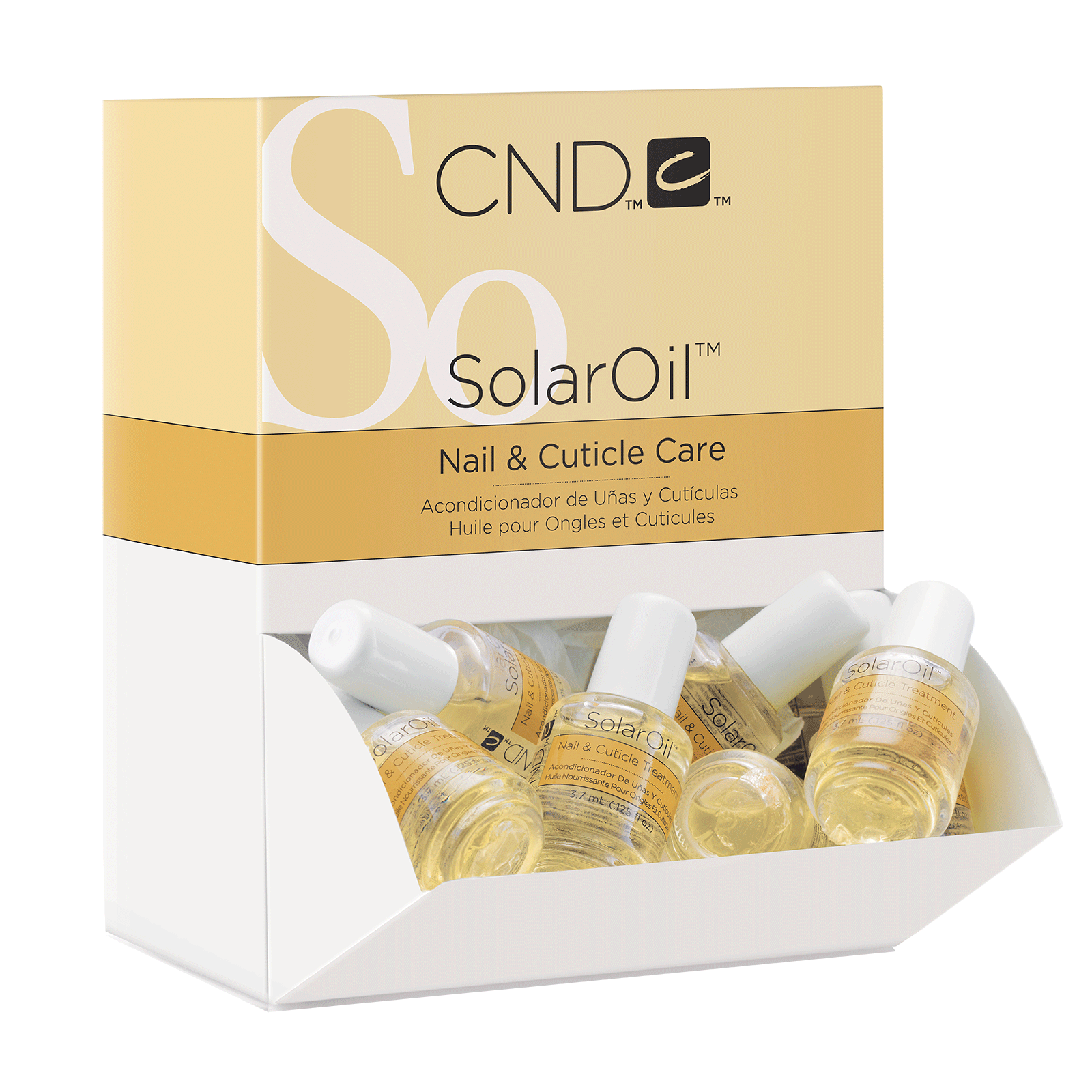 SolarOil Nail &amp; Cuticle Treatment Mini - 40 Count Display - CND | CosmoProf