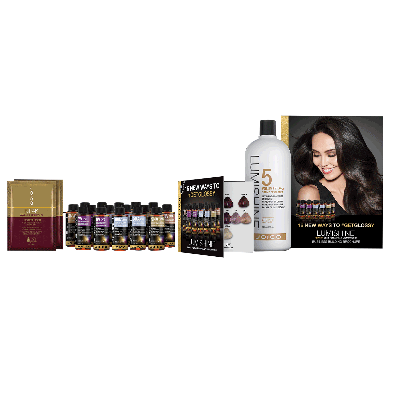 Lumishine Demi Liquid Mega Glossing Kit Joico CosmoProf