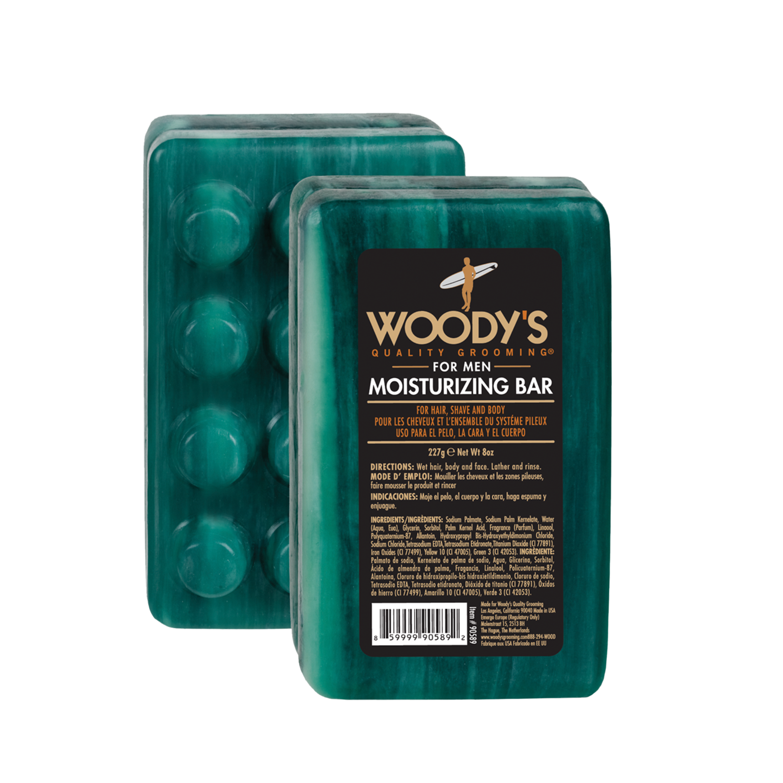 Moisturizing Body Bar Woodys CosmoProf
