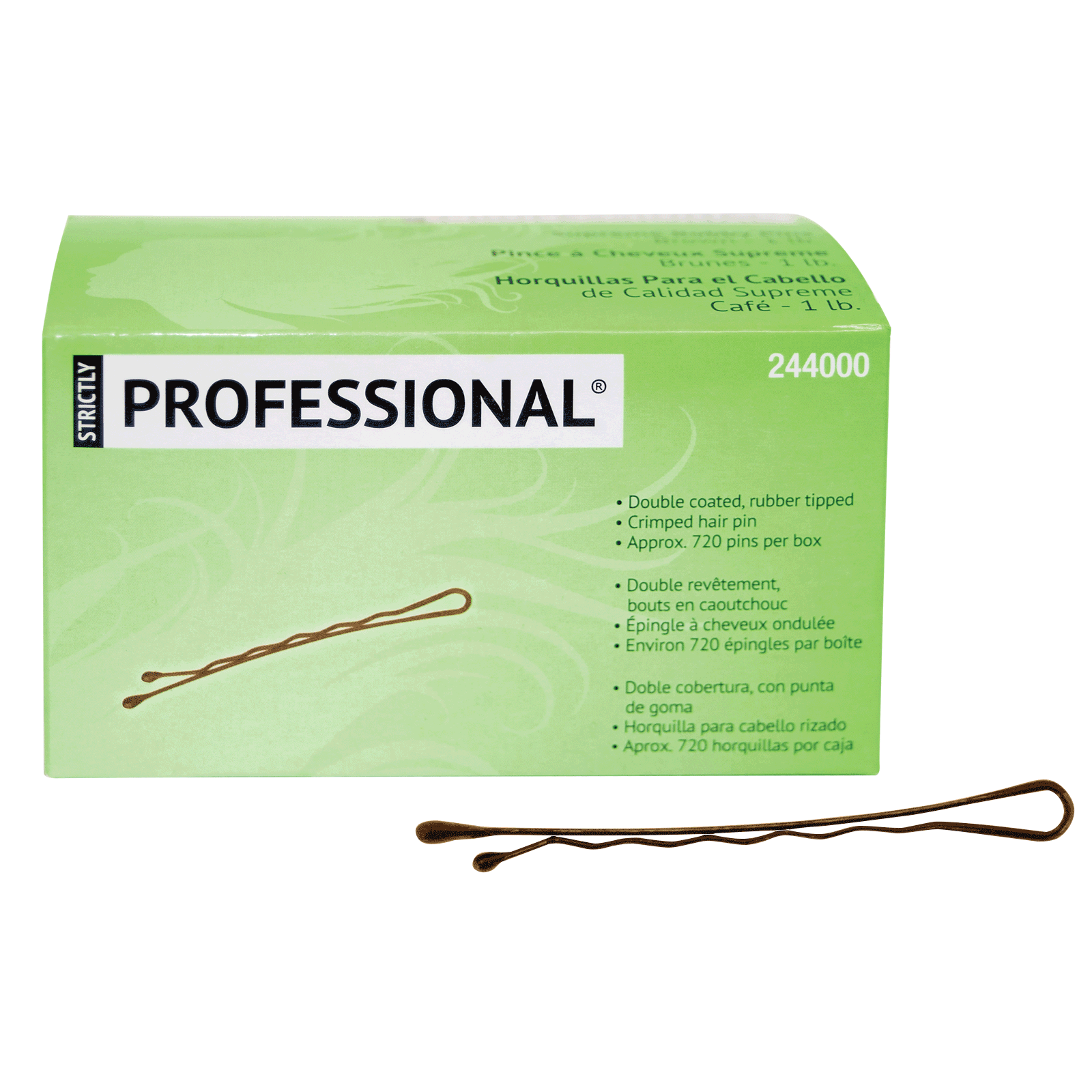 Brown Bobby Pins 1 7 8 Inch Strictly Professional Cosmoprof