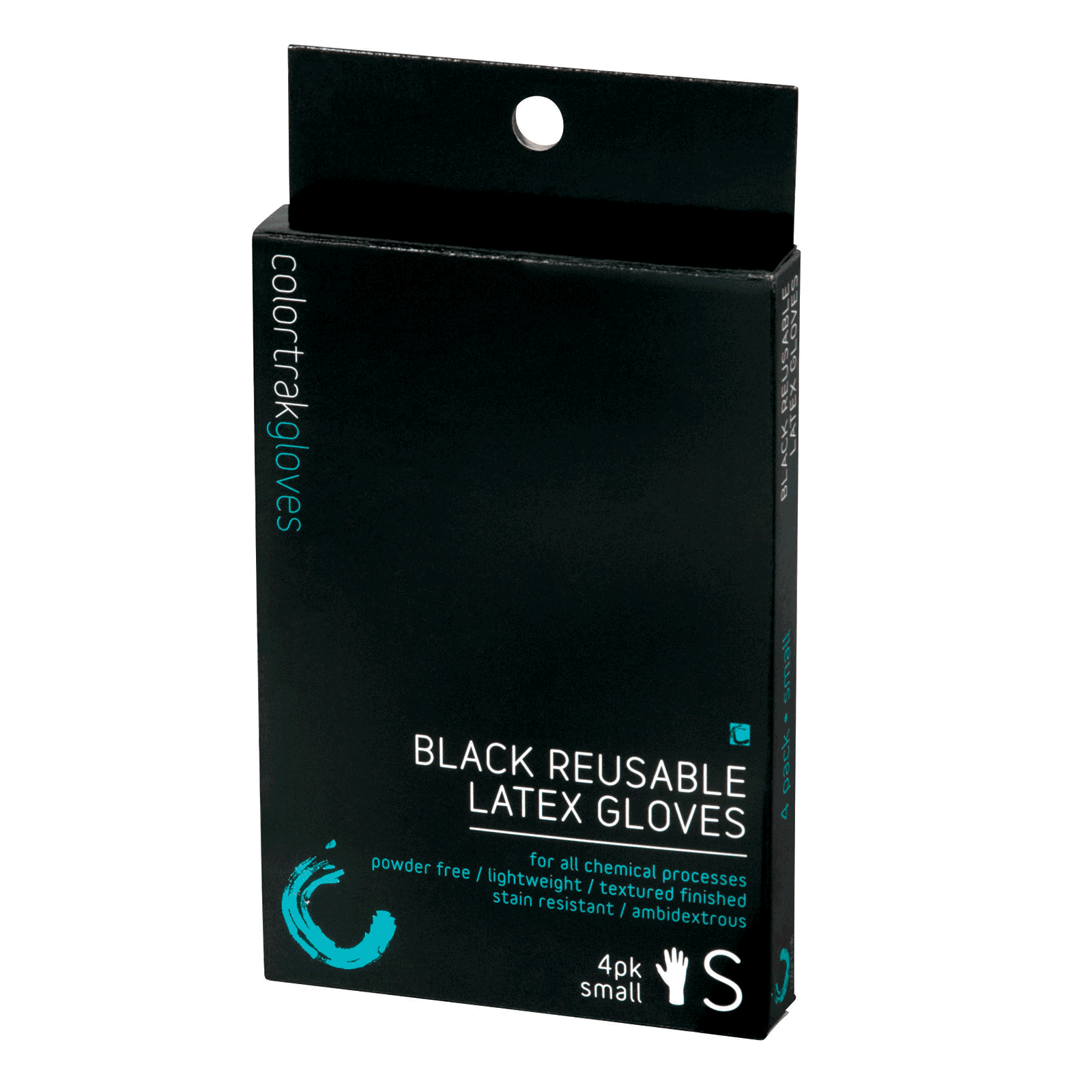 Colortrak Reusable Black Latex GlovesSmall Colortrak Betty Dain