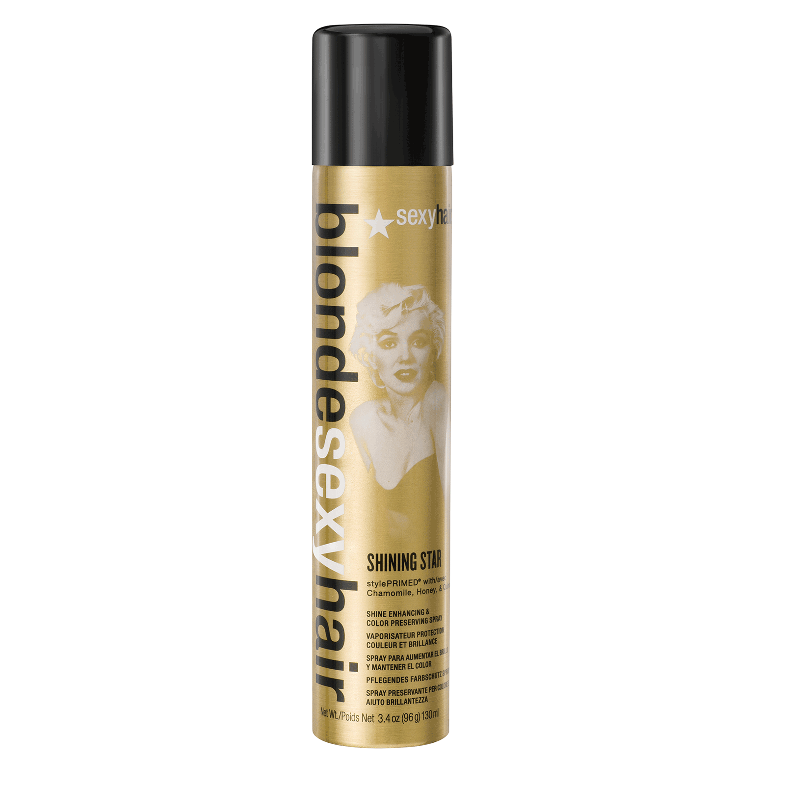 Shining spray hair
