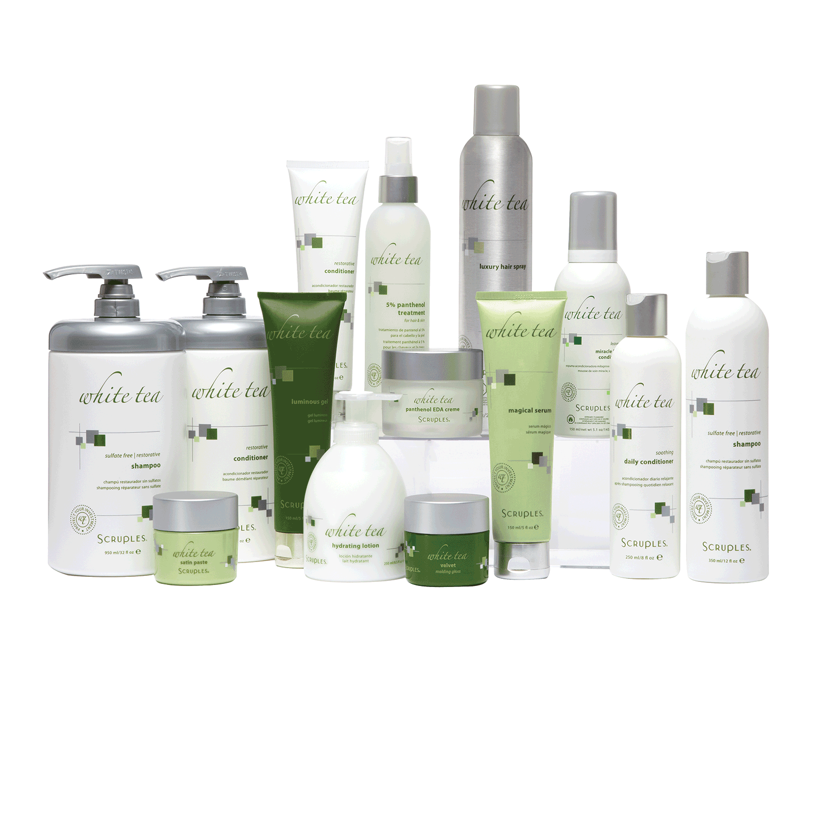 White Tea Salon Starter Kit Scruples Cosmoprof