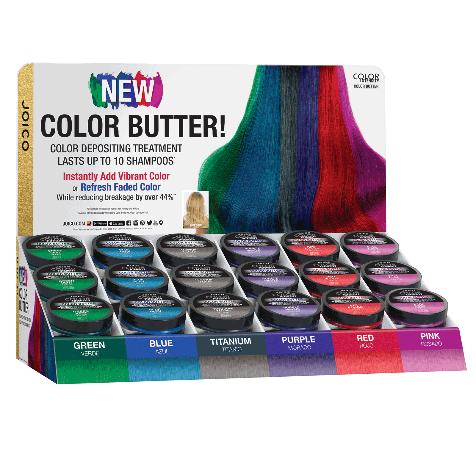 Color Intensity Color Butter 18 Count Display Joico CosmoProf