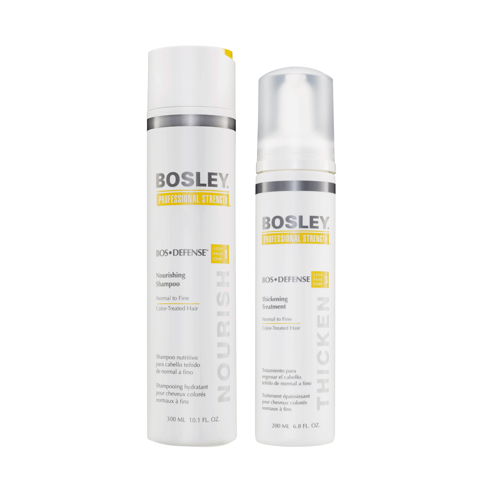 Defense For Color Treated Hair Shampoo Treatment Bosley