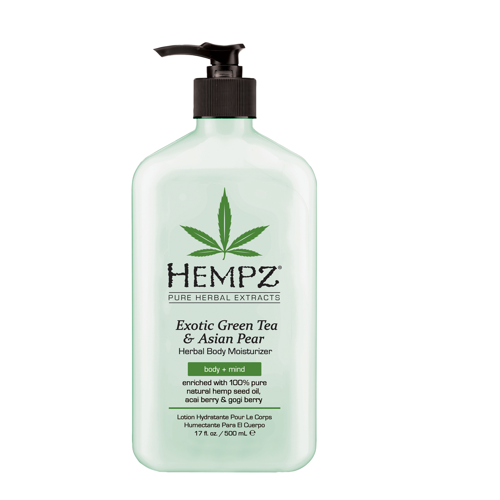 Green Tea & Asian Pear Herbal Body Moisturizer Hempz CosmoProf
