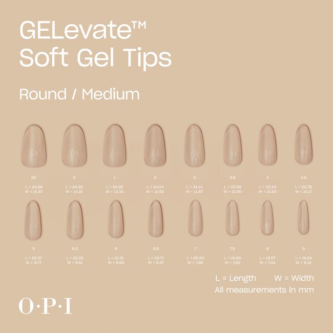 Round GELevate Soft Gel Tips