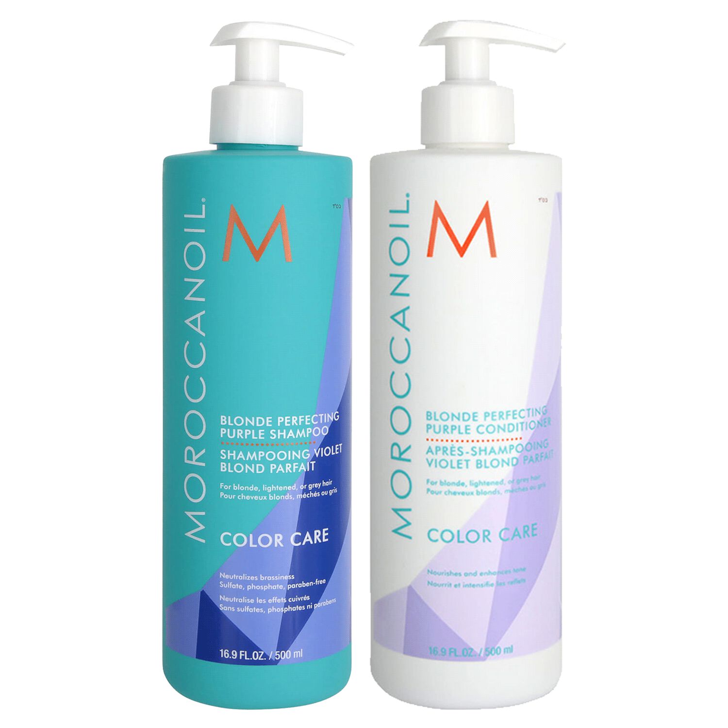 Blonde Perfecting Purple Shampoo & Conditioner Duo Moroccanoil