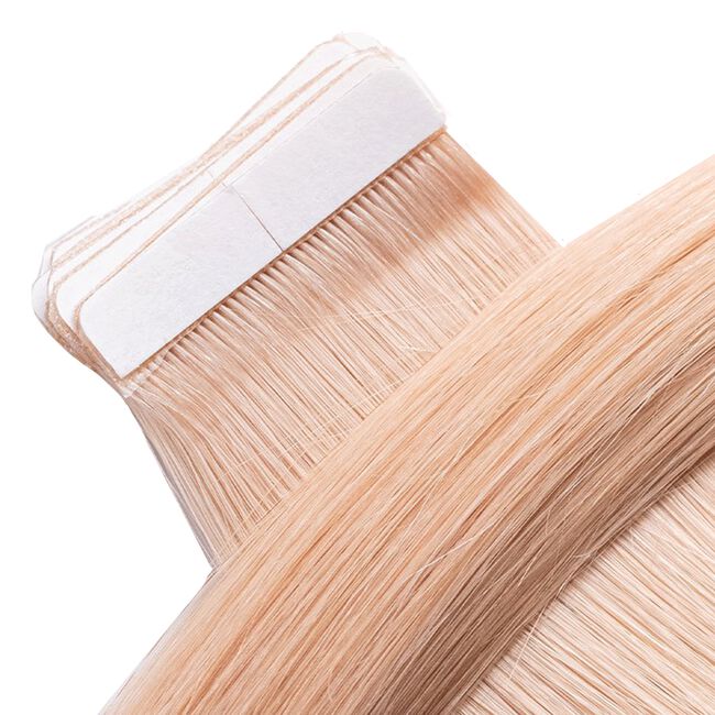 14 Champagne TapeIn Straight 18 Inch Twisted Fringe CosmoProf