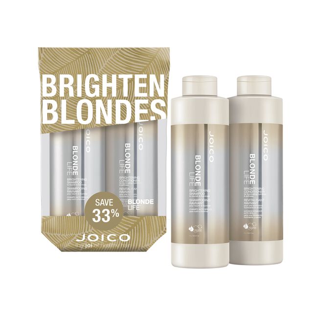 Blonde Life Brightening Shampoo, Conditioner Liter Duo