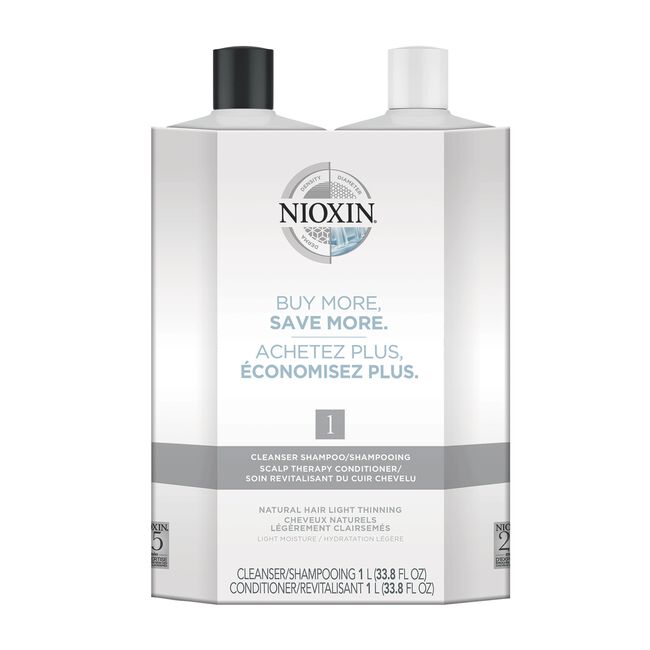 System 1 Cleanser & Scalp Therapy Liter Duo