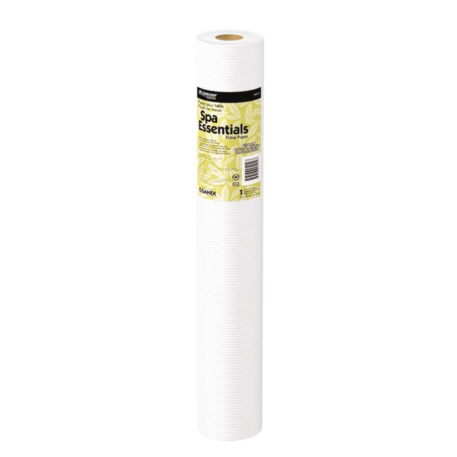 Poly Backed White Table Paper Roll
