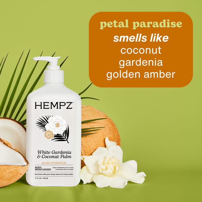 White Gardenia & Coconut Palm Herbal Body Moisturizer
