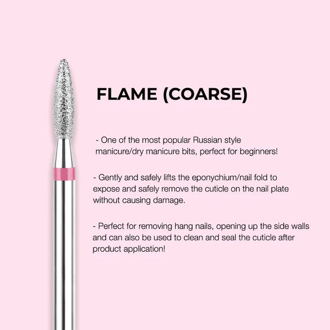Cuticle Bit Flame Coarse