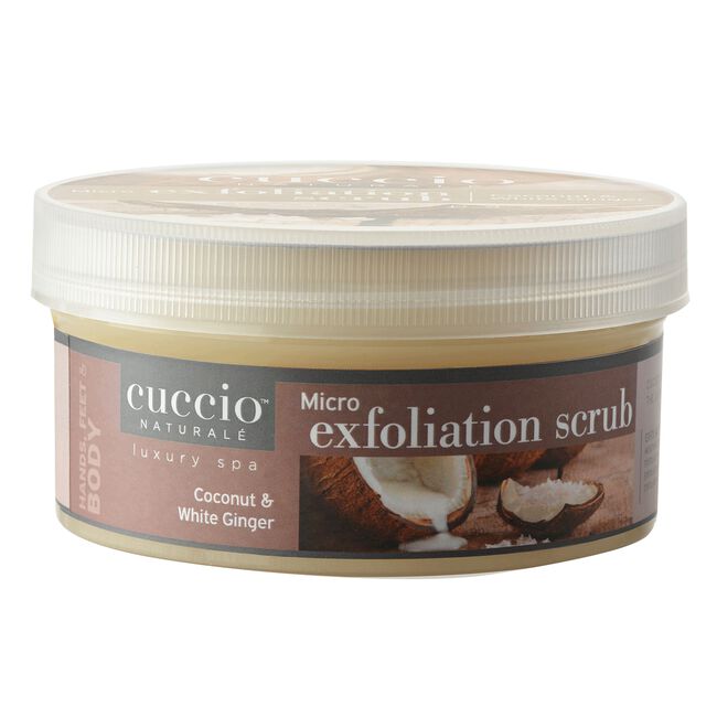 Cuccio Micro Exfoliation Scrub - Coconut & White Ginger