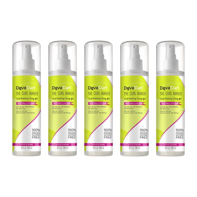 The Curl Maker - Curl Boosting Spray Gel - 5 Count