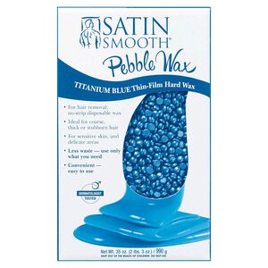 Titanium Blue Pebble Thin Film Hard Wax