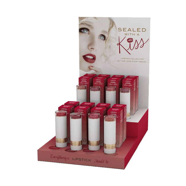 Sealed With A Kiss Lipstick - 16 Piece Display