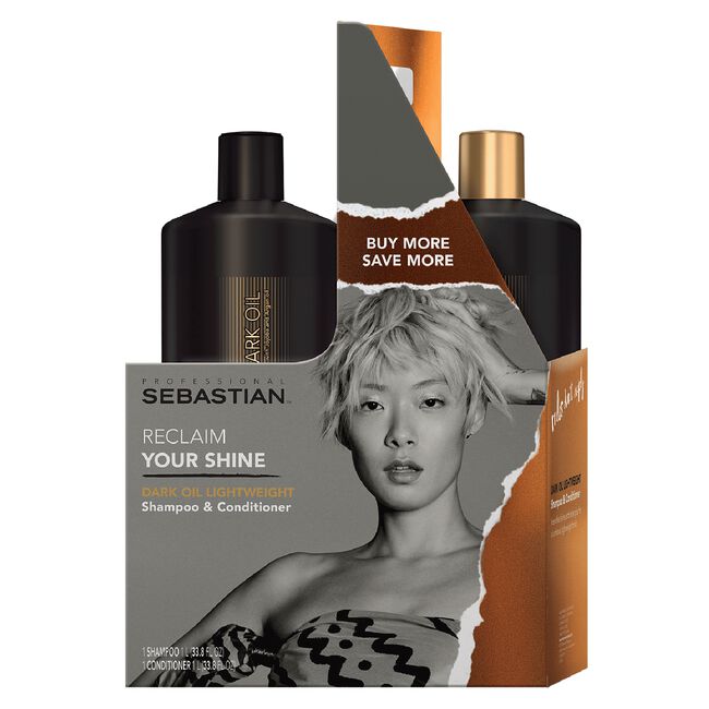 Dark Oil Lightweight Shampoo, Conditioner Liter Duo