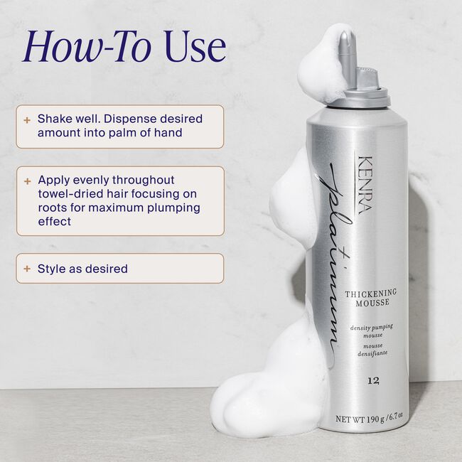 Platinum Thickening Mousse 12