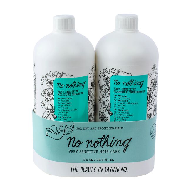 Very Sensitive Moisture Shampoo, Conditioner Liter Duo