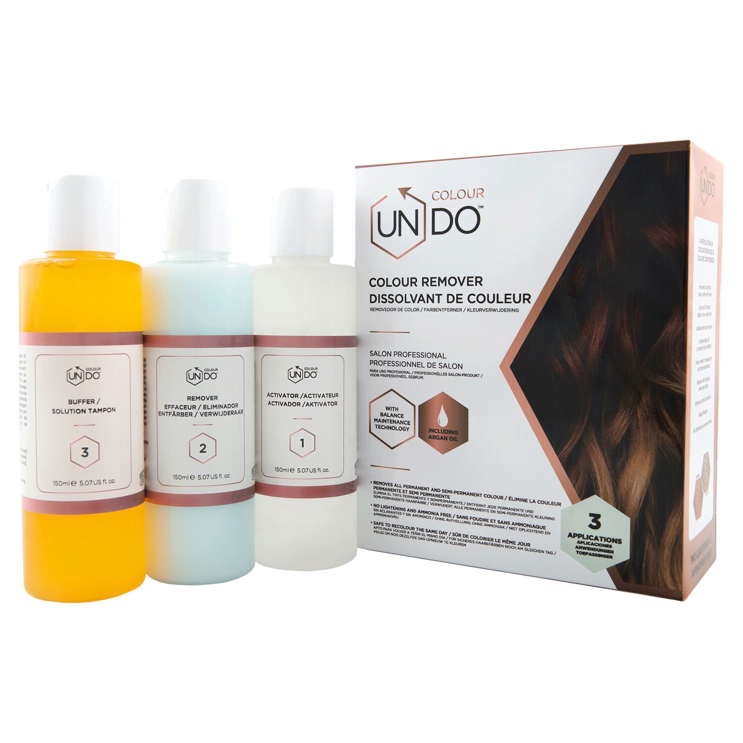 Colour Undo Hair Colour Remover, 3 Application Kit Colour Undo