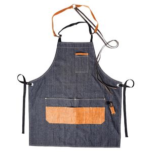 Denim Barber Apron