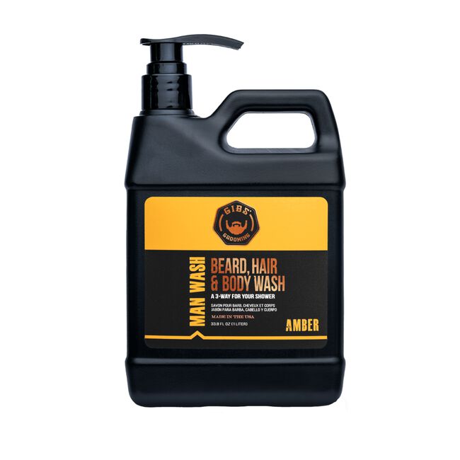 Amber Man Wash BHB (Beard, Hair and Body)