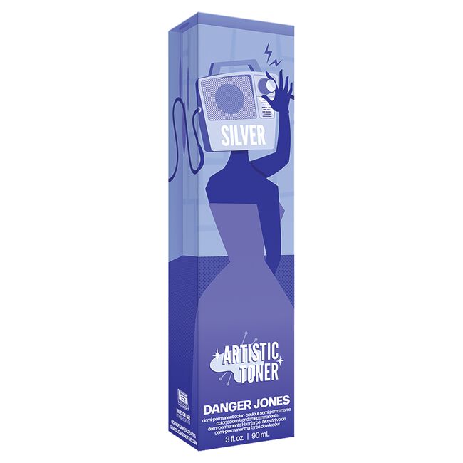 Artistic Toner Silver Demi-Permanent Cream Hair Color