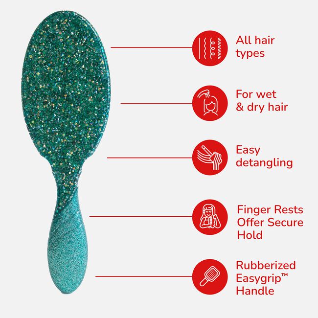 Green Winter Tinsel Detangler