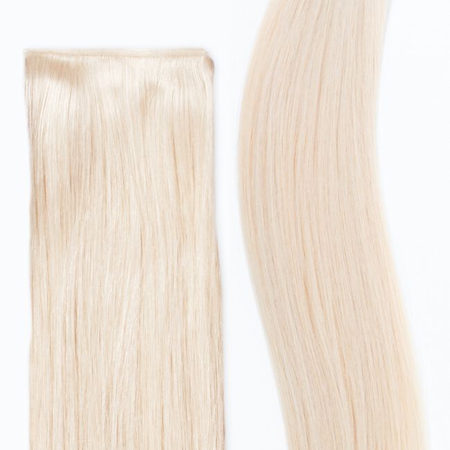 12N Cool Platinum Blonde 18 Inch Hybrid Weft