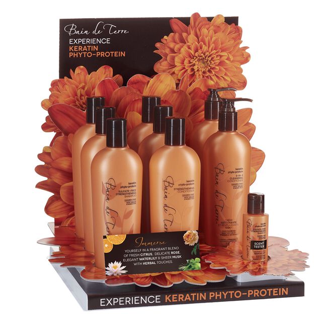 Keratin Phyto-Protein Shampoo & Conditioner-8 Count Display