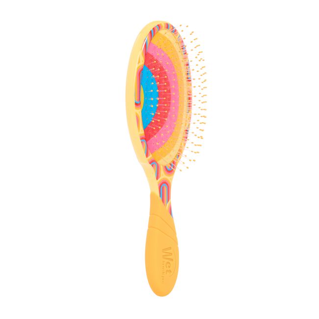 Yellow Retro Swirl Pro Detangler
