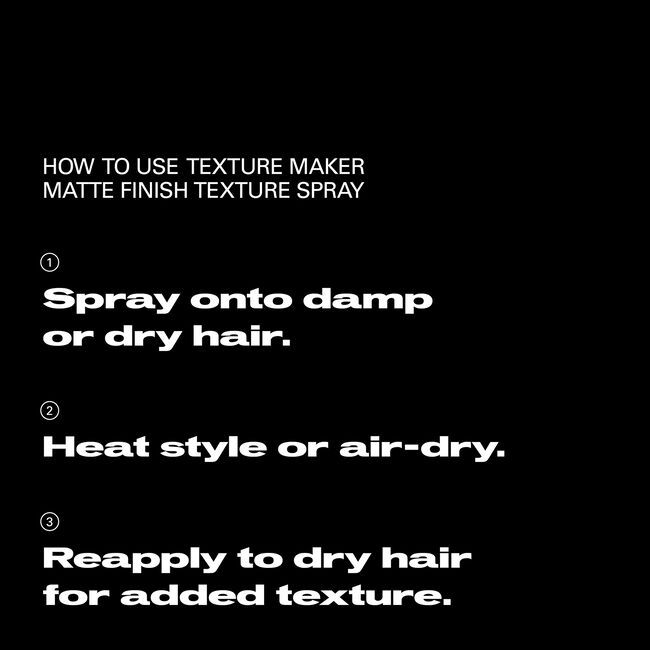 Texture Maker Matte Finish Texture Spray