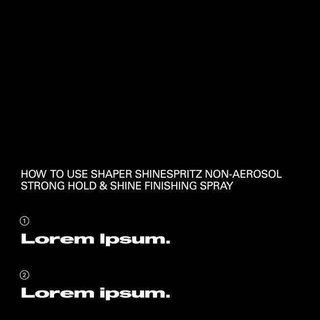 Shaper ShineSpritz Non-Aerosol Styling Spray