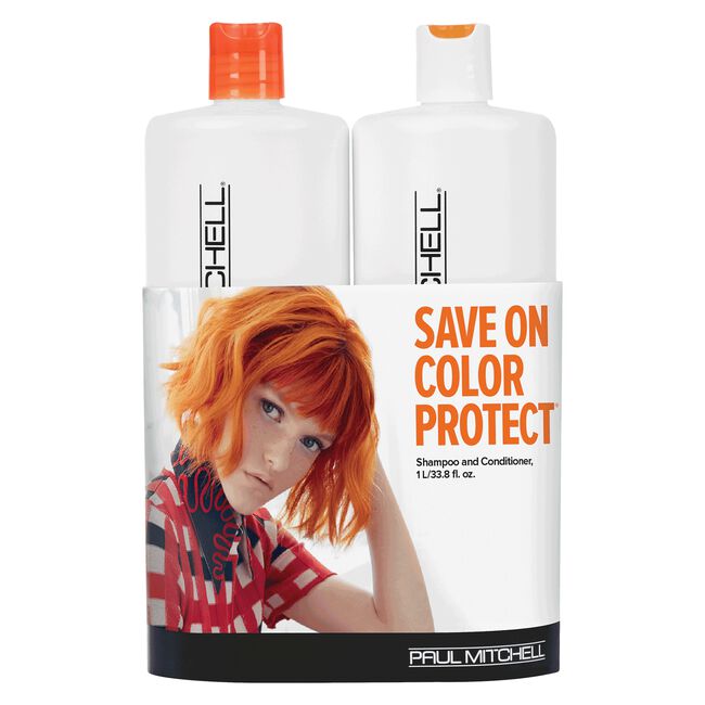 Color Protect Daily Shampoo, Conditioner Liter Duo